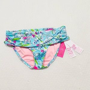 Lilly Pulitzer Lagoon Sarong Hipster Bottom